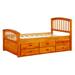 Red Barrel Studio® Size Platform Storage Bed Solid Wood Bed w/ 6 Drawers | Twin | Wayfair 2CDEE16555D74C74BD3A16F33F2D0840