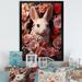 August Grove® Romantic Rabbit Moments On Canvas Print Metal in Pink/White | 32 H x 16 W x 1 D in | Wayfair 02CB54D0068A4C5CAD87F39C81EF0929