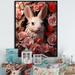 August Grove® Romantic Rabbit Moments On Canvas Print Metal in Pink/White | 32 H x 16 W x 1 D in | Wayfair 9B949CE7B7EA4CD787B731F4C1AD2F58