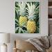 Bay Isle Home™ Sweet Pinapple Juicy Delight IV On Canvas Print Metal in Green/Yellow | 32 H x 16 W x 1 D in | Wayfair