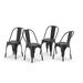 Williston Forge Avicia Patio Dining Side Chair, Metal | 34 H x 18 W x 20 D in | Wayfair 947710F2F1994ED6BC807CFCB61FB002