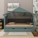 Harper Orchard Perego House Beds Storage Bed Wood in Green | 61.1 H x 40.6 W x 78.7 D in | Wayfair D62F3CC2446448979AA26FD07FA38256