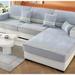 Red Barrel Studio® 360° Full-Wrap Sofa Seat Cushion Cover in Gray | 7.87 H x 31.49 W x 70.86 D in | Wayfair AC276DDDF89543E7B56B37E1C340132F