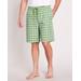 Blair Men's John Blair Woven Plaid Sleep Shorts - Green - 2XL