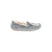 Ugg Flats: Gray Print Shoes - Women's Size 7 - Round Toe