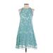 Chelsea & Violet Cocktail Dress: Teal Dresses - Women's Size X-Small