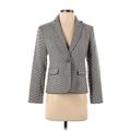 Ann Taylor Blazer Jacket: Short Gray Jackets & Outerwear - Women's Size 2