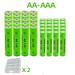 8pc Alkaline Rechargeable Battery Aa-aaa 1.5v 1200-1000mah Rechargeable Alkaline Toy Battery Long-lasting Battery Reusable Battery