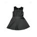 Laundry by Shelli Segal Dress - Fit & Flare: Black Grid Skirts & Dresses - Kids Girl's Size 10