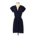 Madewell Casual Dress - Mini: Blue Dresses - Women's Size 0