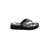 Skechers Sandals: Slip On Platform Glamorous Silver Shoes - Women's Size 7 - Open Toe