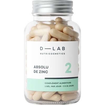 D-Lab Nutricosmetics - Absolu de Zinc - 3 mois Compléments alimentaires 84 un