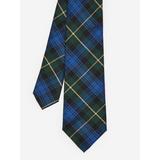 J.McLaughlin Men's Silk Tie in Plaid Green | Cotton/Silk