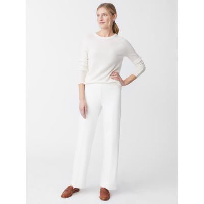 J.McLaughlin Women's Carter Pants Ivory, Size 14 | Bainbridge/Nylon/Spandex