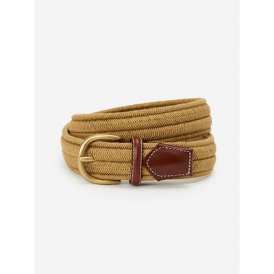 J.McLaughlin Men's Ray Belt Khaki, Size 38 | Cotton