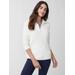 J.McLaughlin Women's Rupert Sweater Egret White, Size Small | Cotton/Nylon