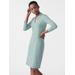 J.McLaughlin Women's Ivana Dress in Mod Collage Green/Aqua, Size Small | Nylon/Spandex/Catalina Cloth