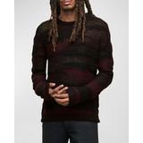 Stanly Bicolor Open-knit Sweater