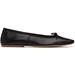 . Black Leah Ballerina Flats