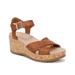 Citrine Sun Wedge Sandal