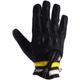 Helstons Ziper Gants de moto d’été, noir-blanc-jaune, taille 3XL