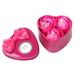 Pedty 3Pcs Heart Scented Bath Body Petal Rose Flower Soap Wedding Decoration Gift HOT the Cup Hot Pink