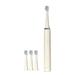 Home Appliances Clearance! USB Charging Electric Toothbrush Electric Toothbrush with 4 Brush Heads Smart 5 Modes Timer Electric Toothbrush IPX7 Water Proof