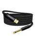 HOSONGIN USB Guitar Cable Guitar 1/4 Inch TS to Computer USB Interface Cable Adapter for Instruments Recording Singing Premium Braided Shielding Cable Length 10FT