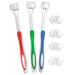 Andoer Toothbrushes Brush Heads Set Autism Care Kids Autism Care Soft Bristles Dazzduo Toothbrushes Toothbrush 4 Brush Soft Bristle Toothbrush Heads Soft Toothbrush With 4 Owsoo Bristles Autism And