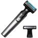 Electric Groin Hair Trimmer Electric Razor Beard Trimmer Electric Ball Trimmer/Shaver Waterproof Wet/Dry Clippers Male Body Hair Razor/Trimmer Black