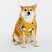 Lukts Dog Bandanas Double Layer Fabric Pet Scarf Durable For Dog Cat Birthday (Cute Bee Butterfly Yelllow-Medium)