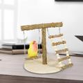 EHJRE Bird Perches Bird Cage Branch Perch Easy to to Assemble Parrot Playstand Parrot Wood Stand for Cockatiels Canaries