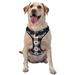 Daiia Heart Black Buffalo Plaid Ginghamdog Harness No-Pull Pet Harnessith 2 Leash Clips Cat Harness And Leash Set Step In Dog Harness For Large Dogs No Accessories Included