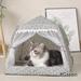 Foldable Pet Tent Bed House Cozy Products for Pet Accessories Nest Comfy Calming Cat Beds for Small Dogs Chihuahua Tent Hammock