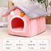 Foldable Dog House Indoor Warm Sofa Kennel Bed Mat for Small Medium Large Dogs Cats Warm Puppy Cave Cat Nest Winter Pet Products