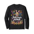 Jelly Bean Junkie Holiday Easter Funny Graphic Tees Langarmshirt