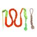 Wojeull Dog Teeth Grinding Outdoor Tug Of War Knotted Rope Tree Bungee Dog Toy Outdoor Tree Stump Rope Toy
