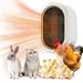 Ckraxd Dog House Heater with 2 Modle Thermostat 800W/1200W Electric Pet Heaters Winter for Outdoor Chicken Coop Indoor Rabbits Cats Protable Greenhouse Heater