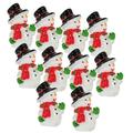 10 Pcs Mini Snowman Ornaments Micro Landscape DIY Accessories Fish Tank Decorations Christmas Little Decorationss Resin