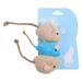 WINDLAND 3PCS Cute Rat for Doll Toys Pet for Cat Toy Cartoon for Cat Toy Kitten Interactive Chew Toy for Indoor Cats & Kitten for