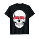 Singapur Flagge Land Sugar Skull Singapur Wurzeln Kinder T-Shirt