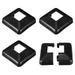 Deck Post Base Cover 4Pcs Split Style Post Bracket 41x41mm/1.61x1.61 Post Base for Hand and Stair Rails