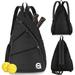 A11N Pickleball Bag Reversible Crossbody Sling Bag/Backpack for Women Men