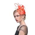 Fascinators Kentucky Derby Hut Kopfbedeckung Sinamay Fedora Hut Zylinder Hut Schleier Hut Pferderennen Cocktail eleganter Vintage mit Federschleifen Kopfbedeckung Kopfbedeckung