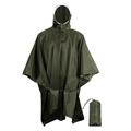 Apexeon Hooded Waterproof Rain Coat Lightweight Reusable Rain Poncho for Hiking Camping - Essential Gear for Outdoor Activities in Rainy Weather