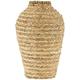 DecMode 13 Handmade Braided Brown Seagrass Vase