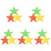 15 Pcs Star Arrow Mark Colorful Rug Sports Aids Training Carpet Marker Football Signs