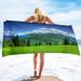 Oversized Beach Towel Grassland Extra Large Soft Pool Swim Travel Towels Blanket for Adult Women Men Camping Chair Cover Gift