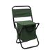 WQQZJJ Foldable Chair Fishing Chair With Storage Bag Outdoor Folding Chair Compact Fishing Stool Portable Camping Stool Backpack Chair With Oxford Cloth For Beach/Outing /Family Camping Chairs