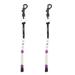 2 Pcs Golf Shot Counter Score Keeper Bead Chain Balls Outdoor Accessories Golfing Scoring Tool Golfs Stroke Attachment